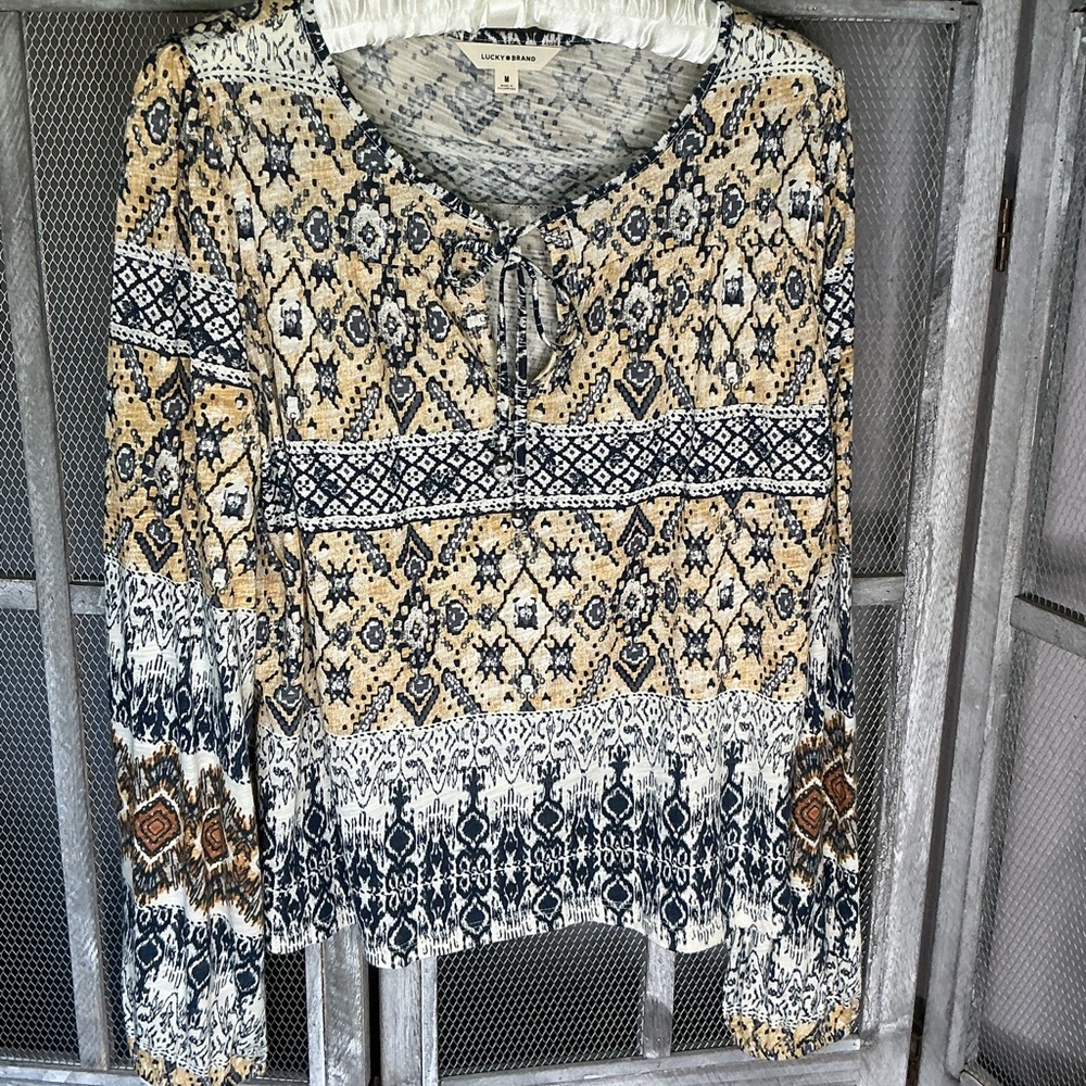 Lucky Brand Peasant style top